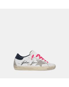 Golden Goose Super-Star Sneakers With Handwritten Dreaming In Venice Lettering