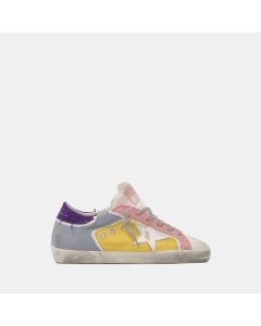 Golden Goose Super-Star Sneakers In Canvas Patchwork